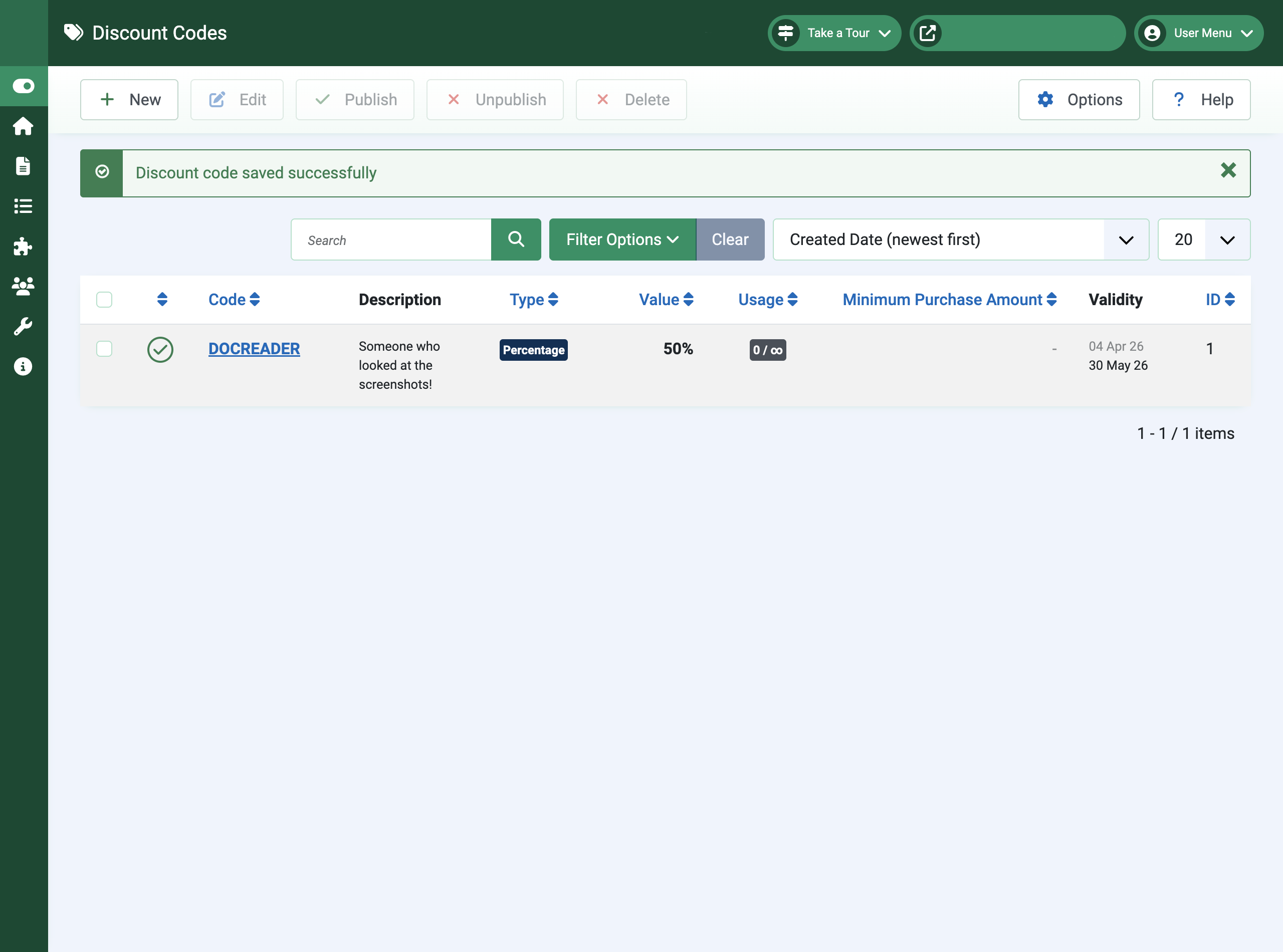 Discount Codes for Stripe Payment via Joomla