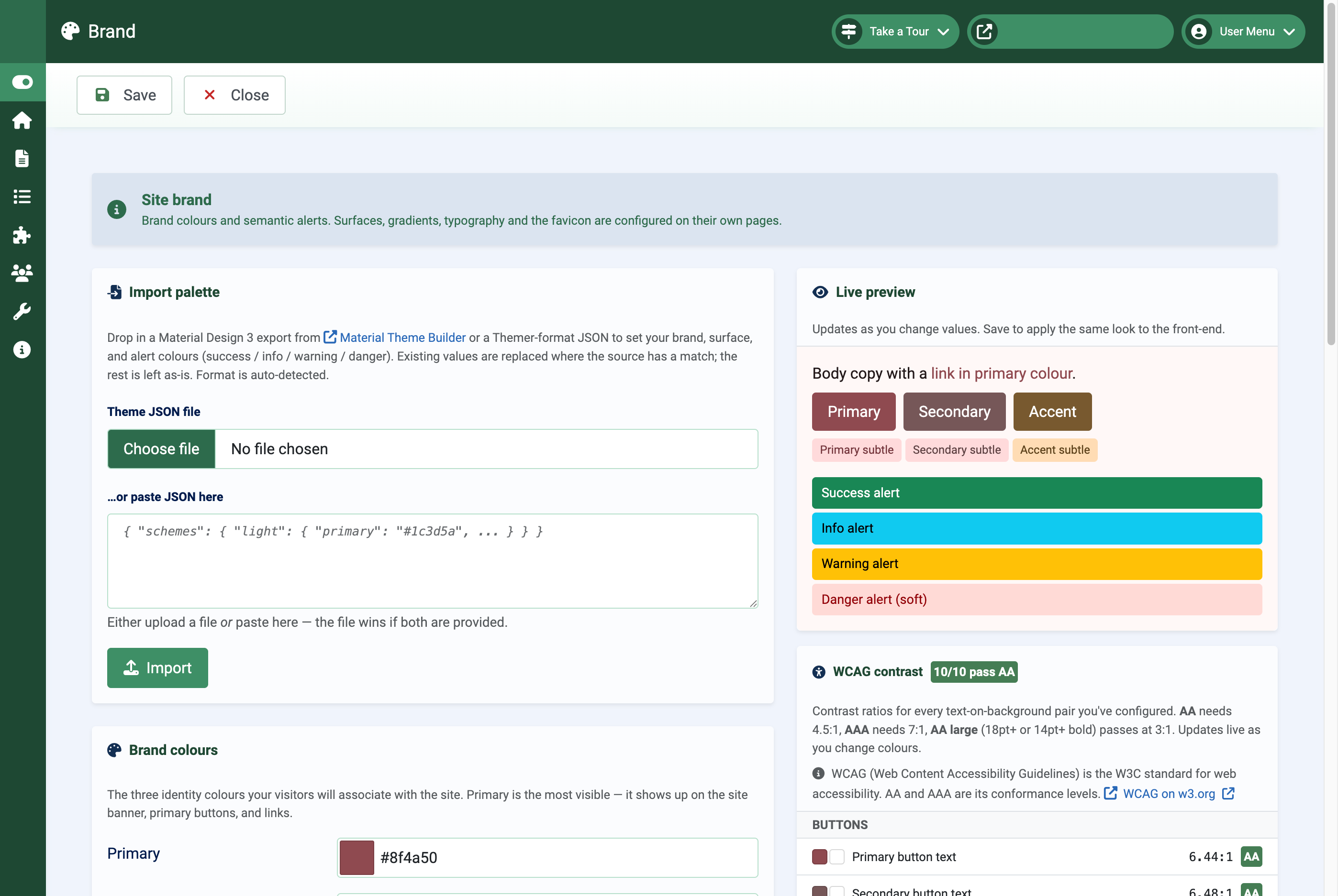 Cassiopeia Themer for Joomla - brand